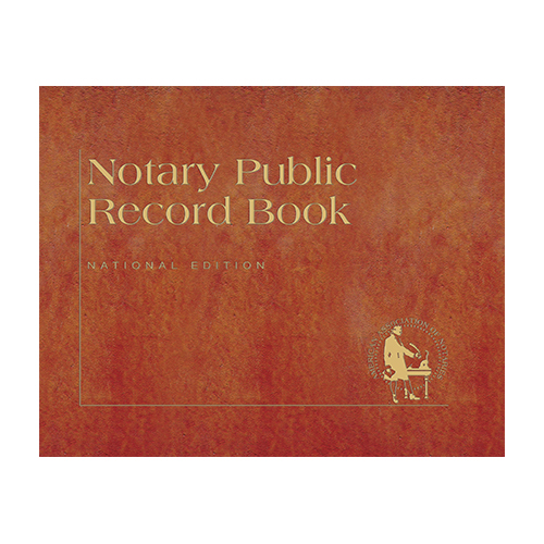 Arkansas Notary Public Record Book (Journal ) - Traditional Brown Cover